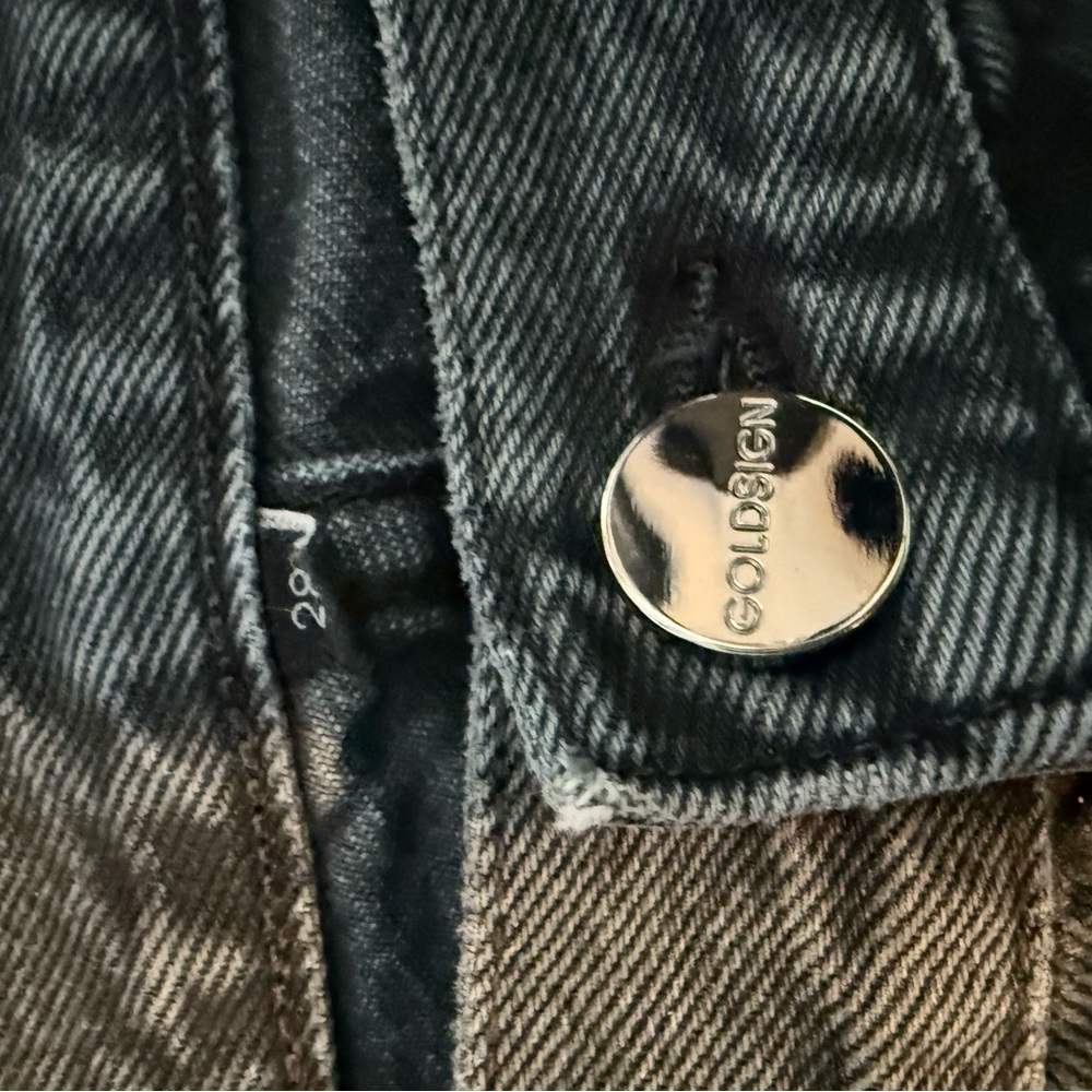 Goldsign Denim Jacket with Silver Button